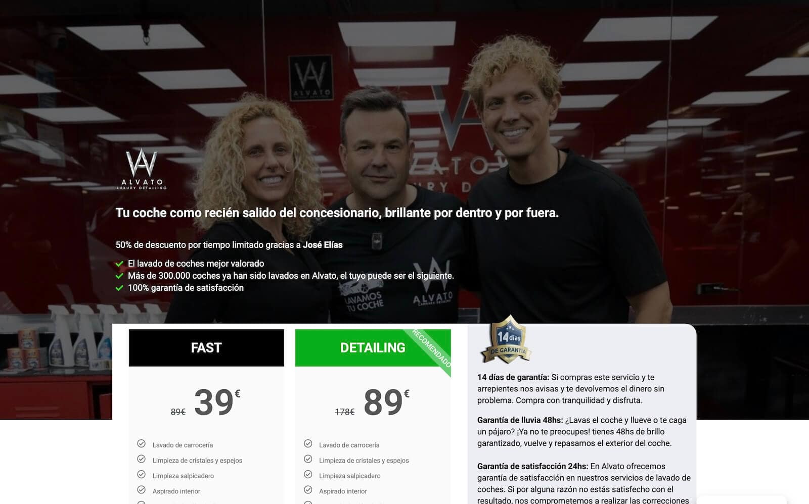 Sales Page for Influencer Collaboration