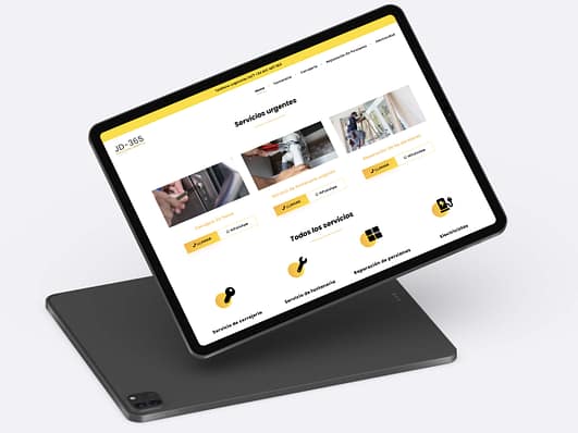 optimized Website for urgent services