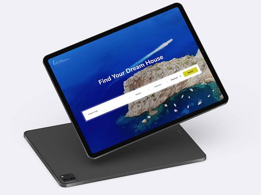 Website for a real estate agency